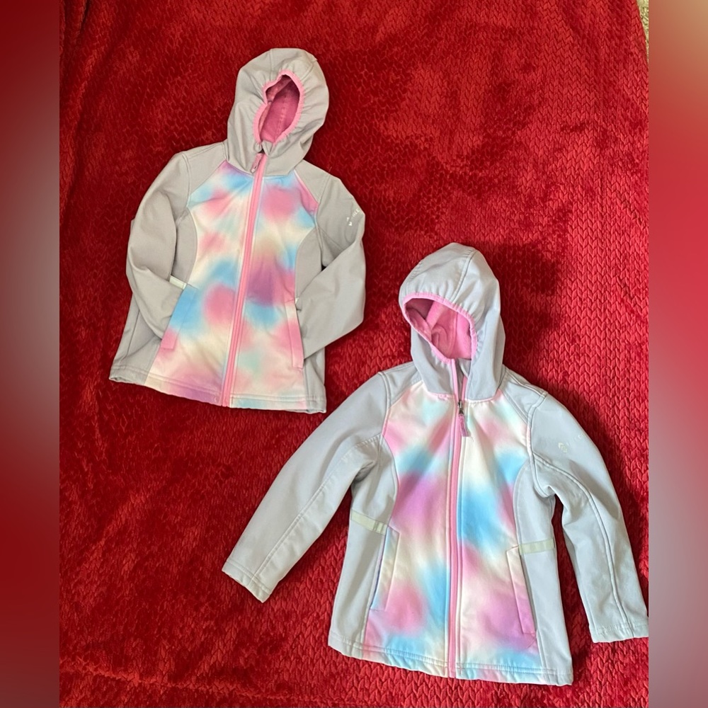 Bundle of 2 jackets Free Country Girls Wind Water Resistant, 5/6